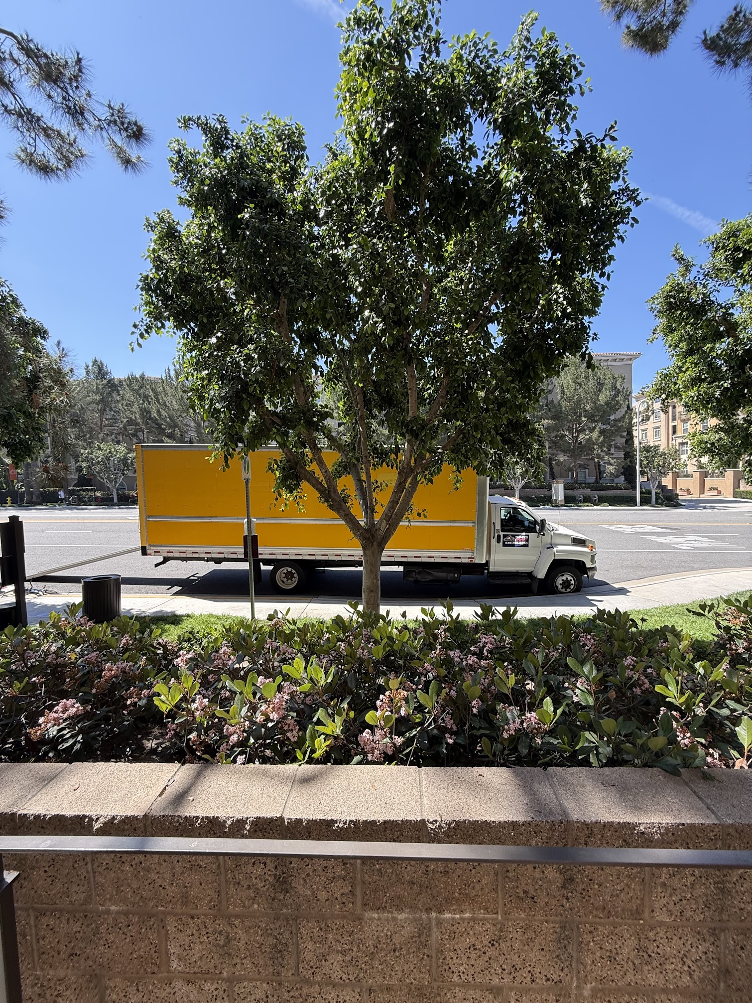 Local movers unloading at new home in Mission Viejo