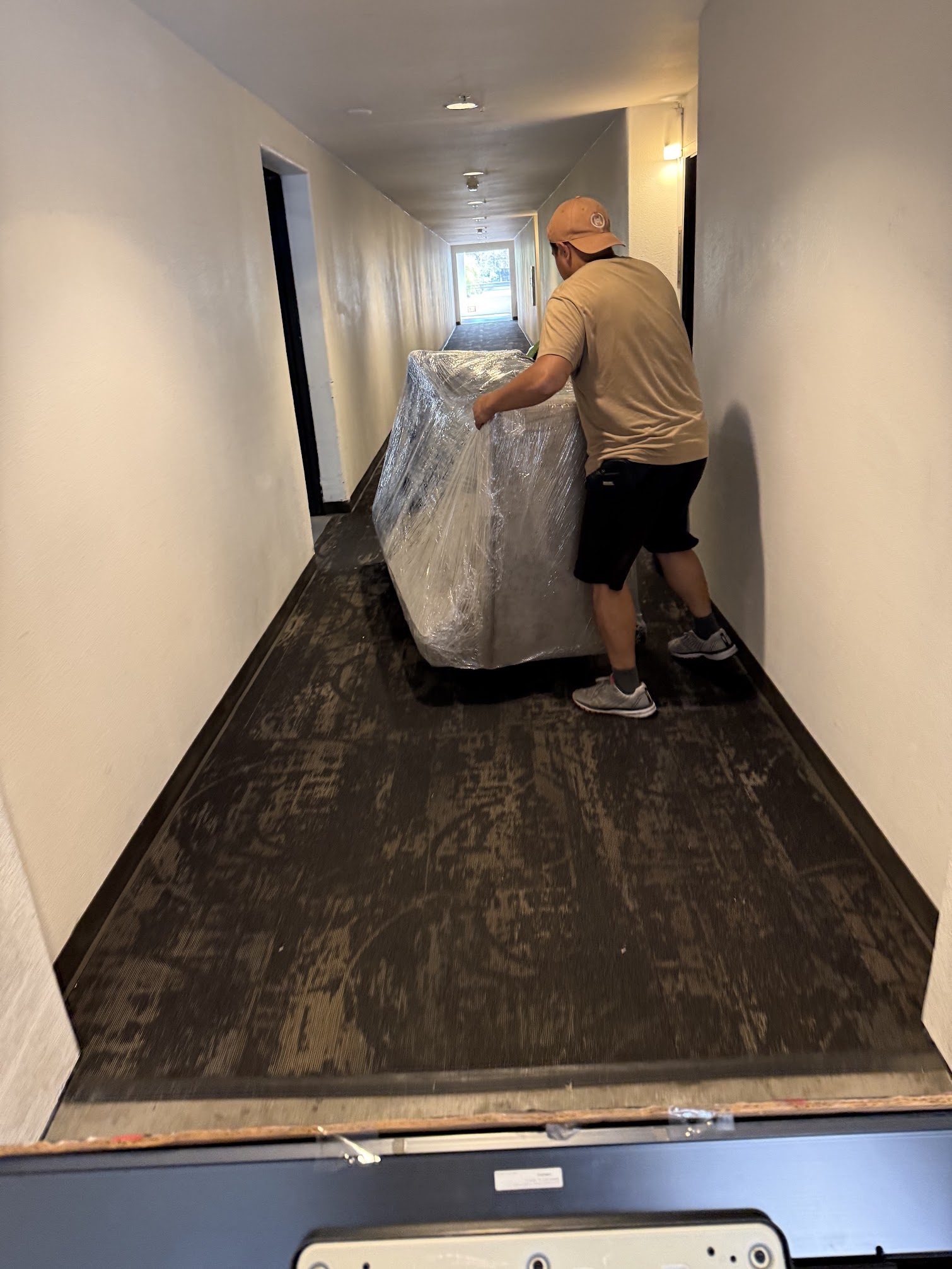Careful furniture handling during Orange County home move